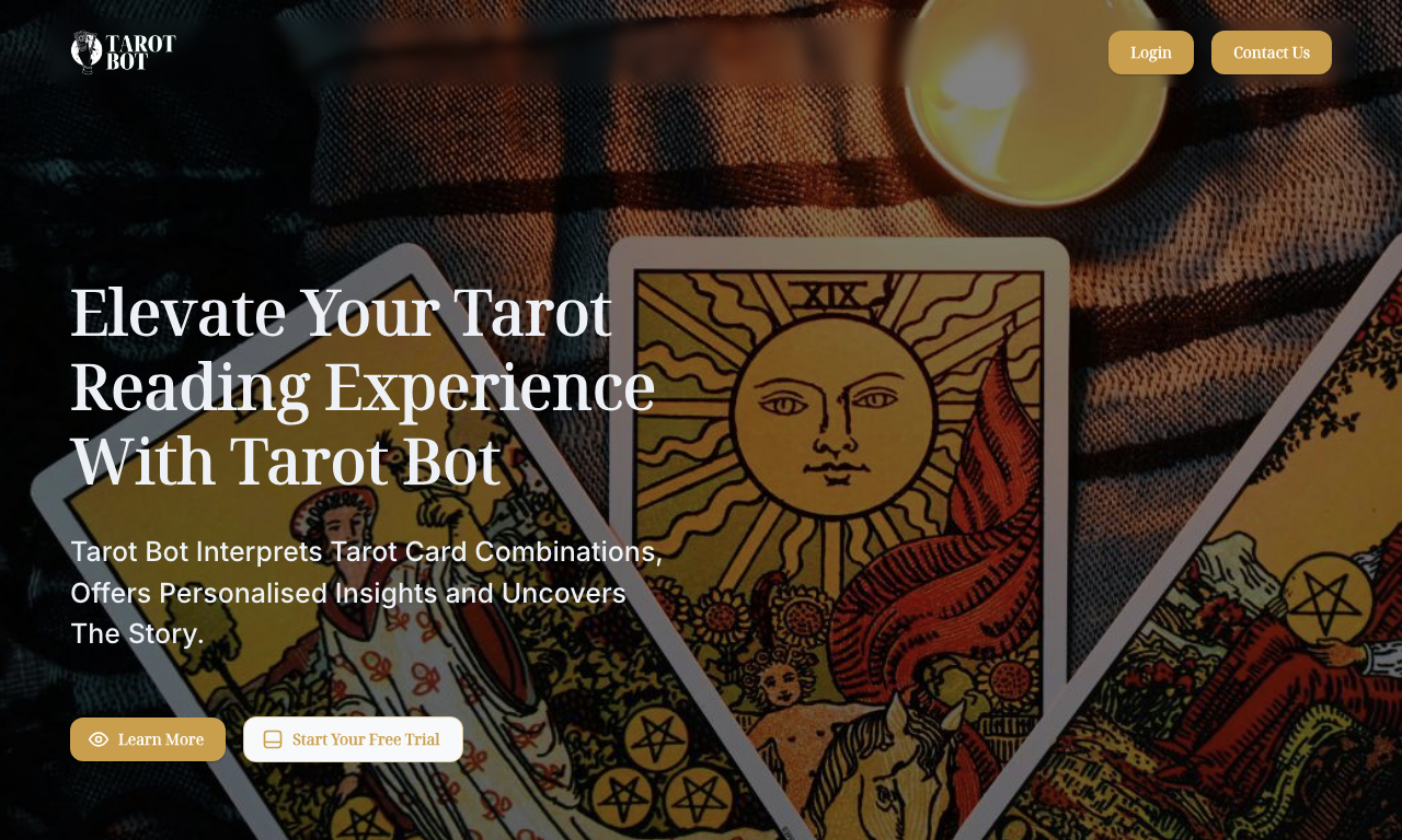 TarotBot — интерфейс