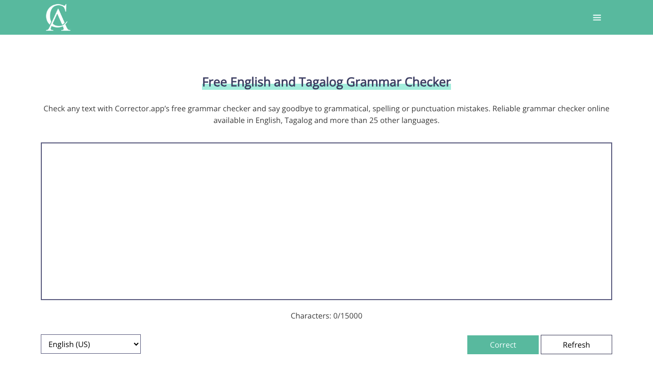 Corrector App — превью