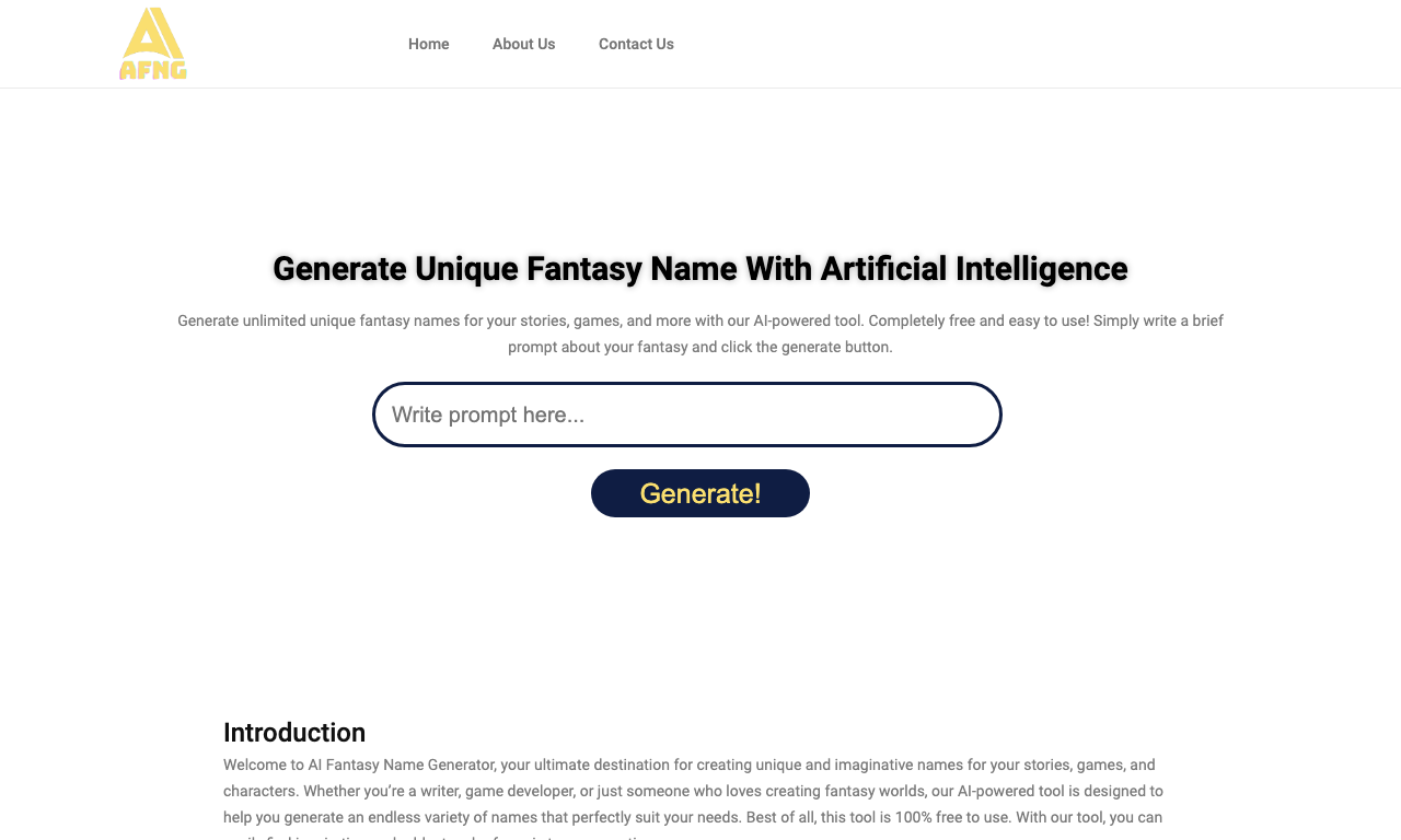 AI Fantasy Name Generator — превью