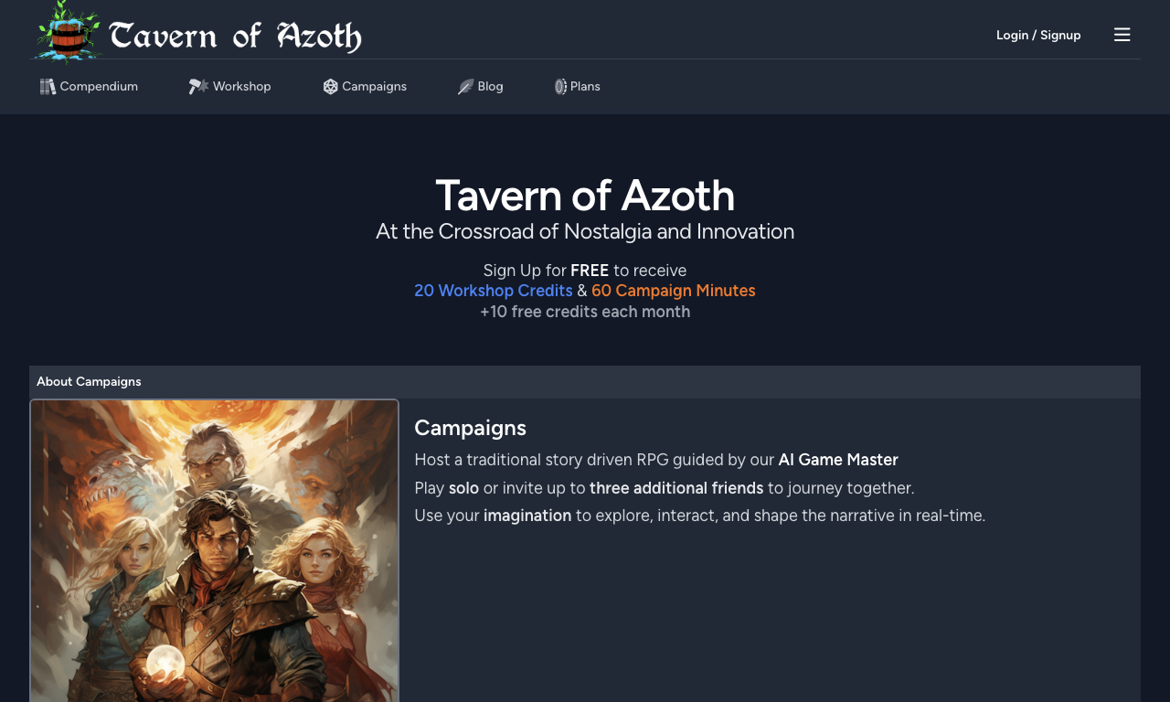 Tavern of Azoth — превью