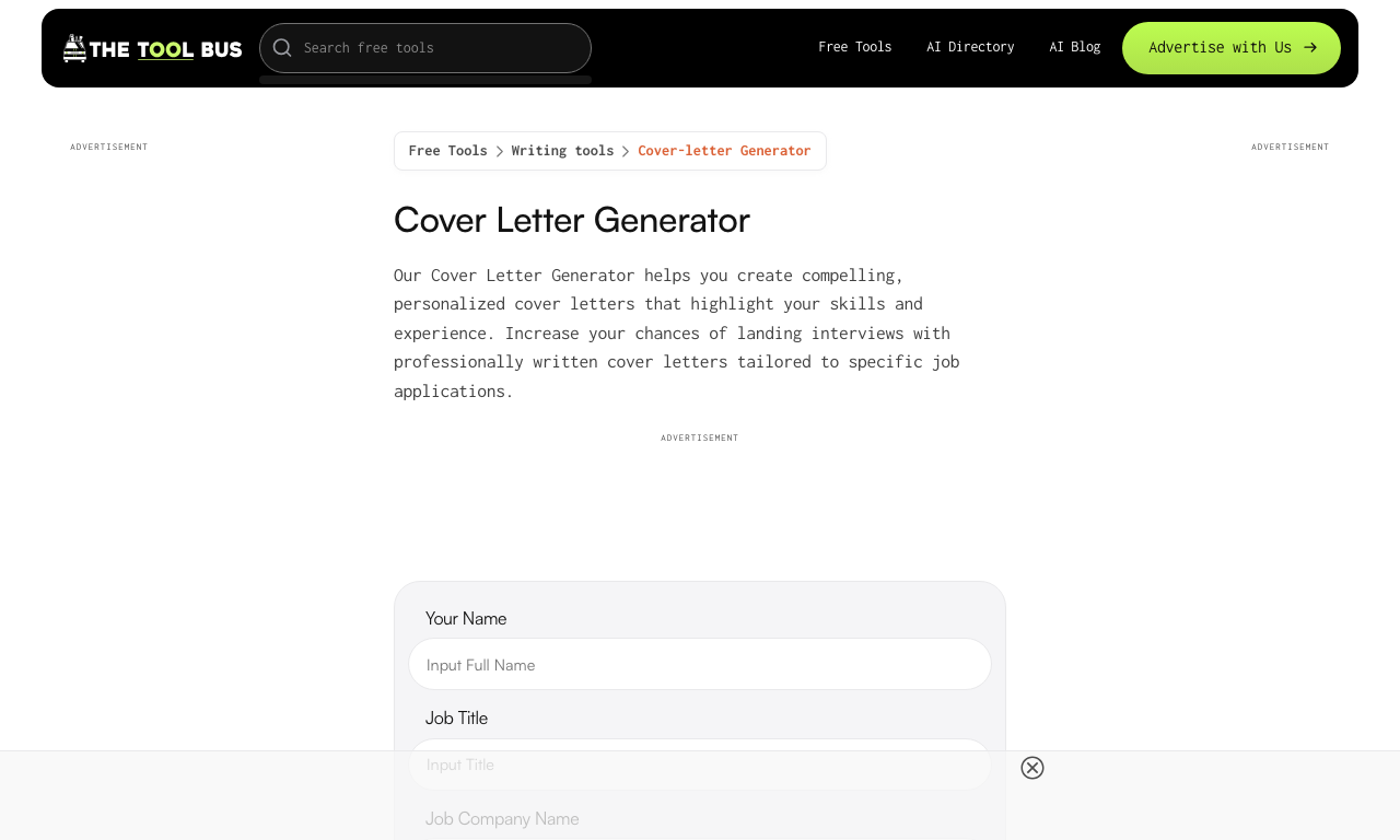 Cover-letter generator with AI — превью