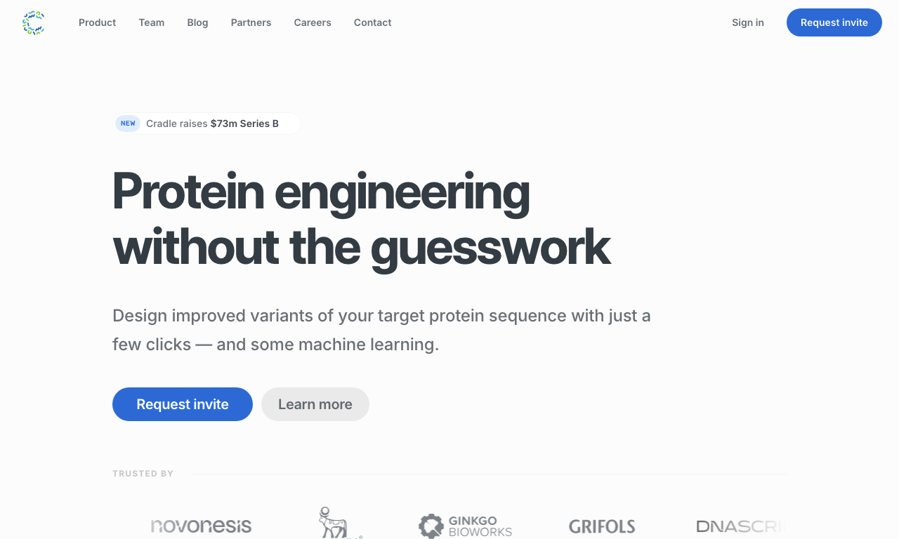 Cradle — интерфейс
