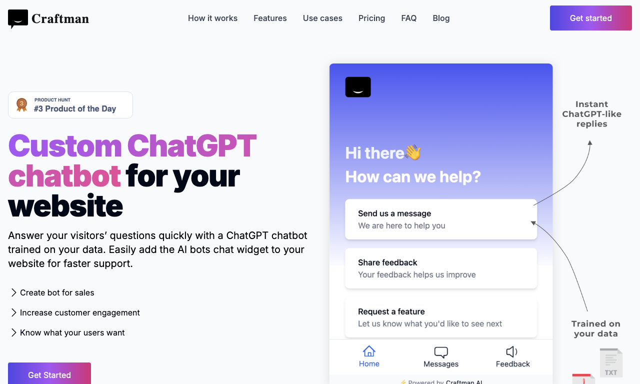 Craftman — интерфейс