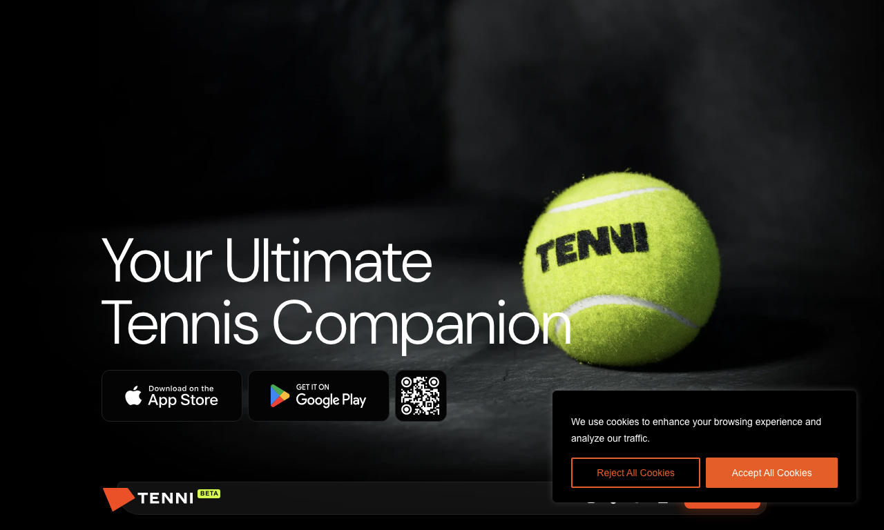 TENNI — интерфейс