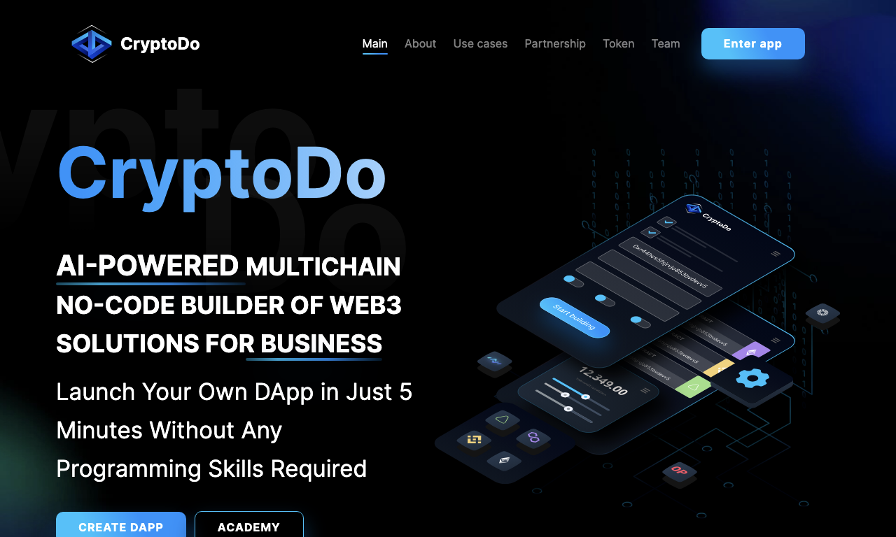 CryptoDo — интерфейс