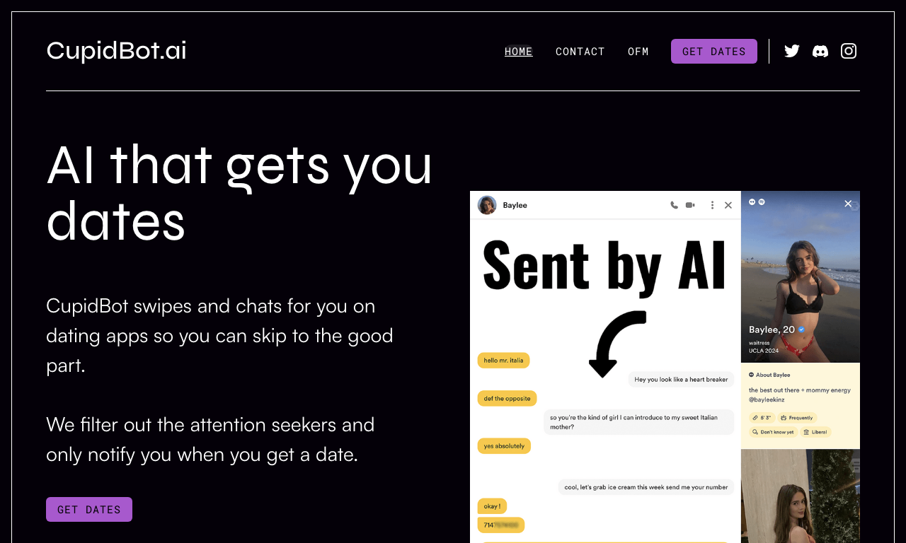 CupidBot AI — превью
