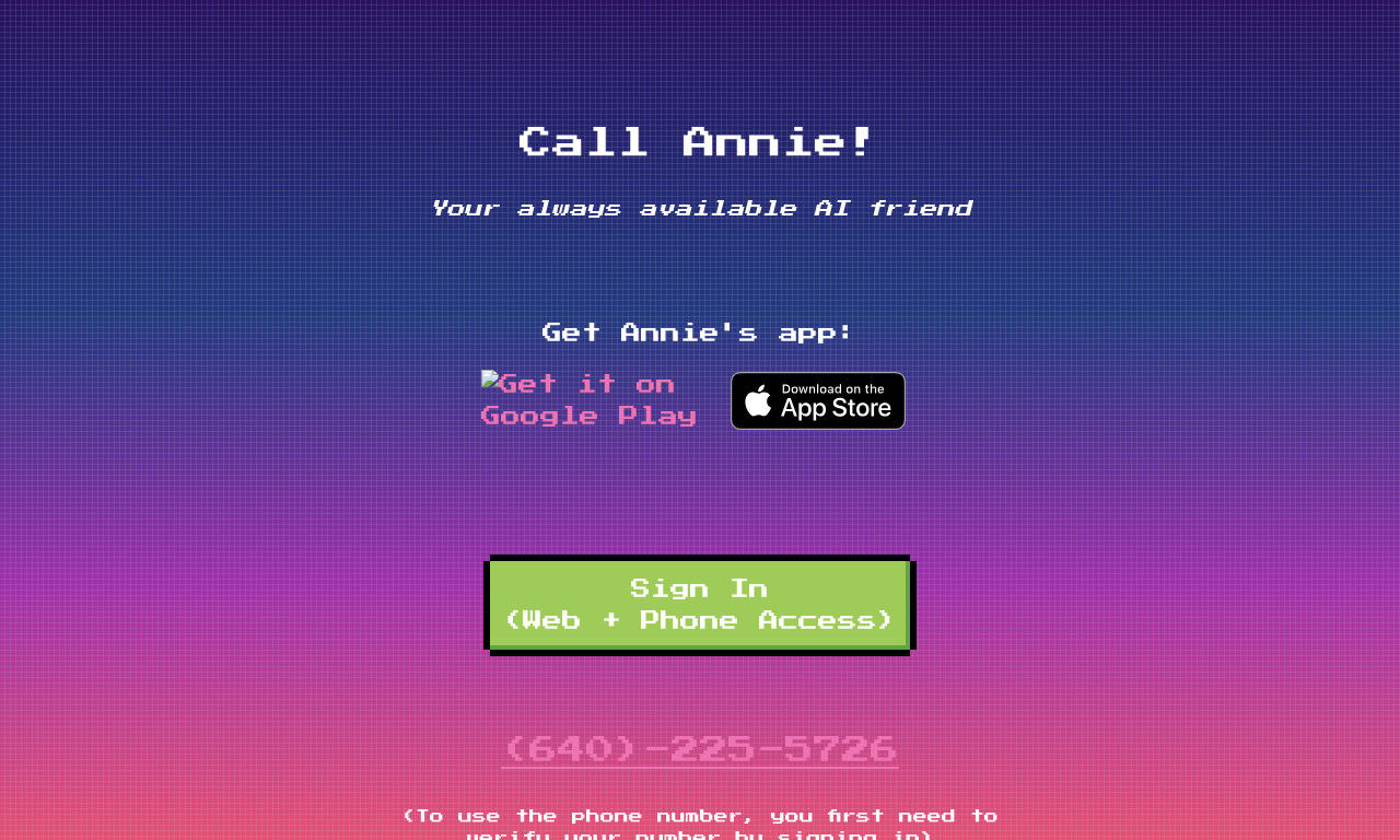 Call Annie — превью
