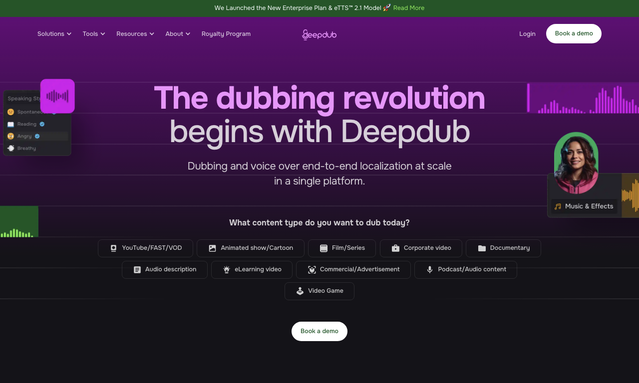 Deepdub — превью