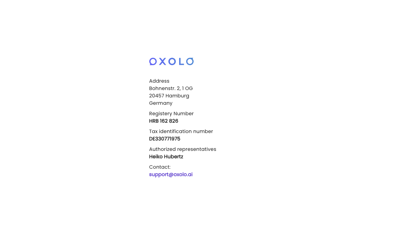 Oxolo — интерфейс