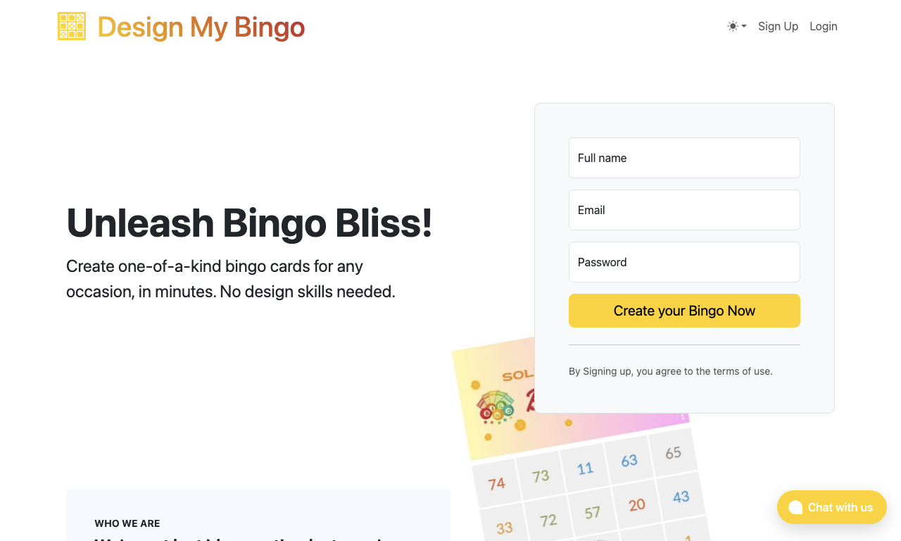 Design My Bingo — превью