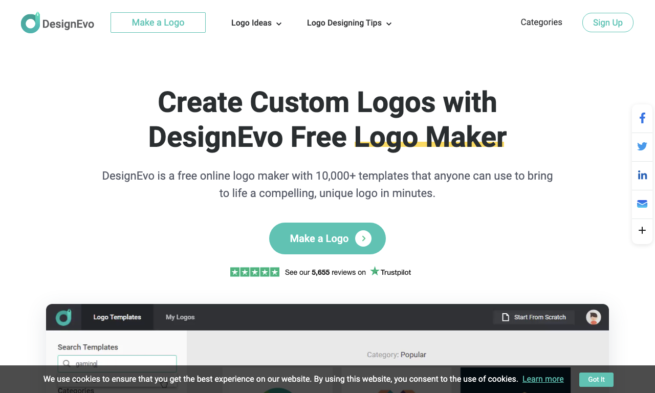 DesignEvo — превью