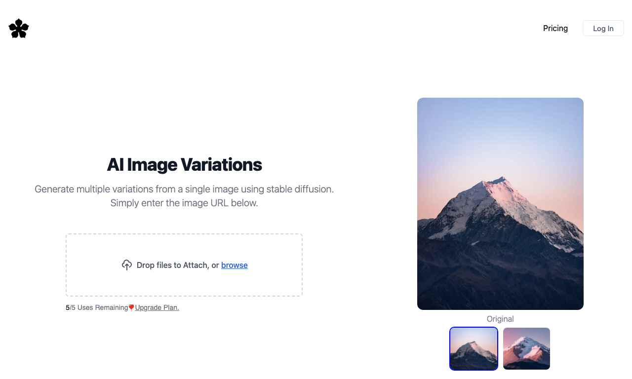 AI Image Variations — превью