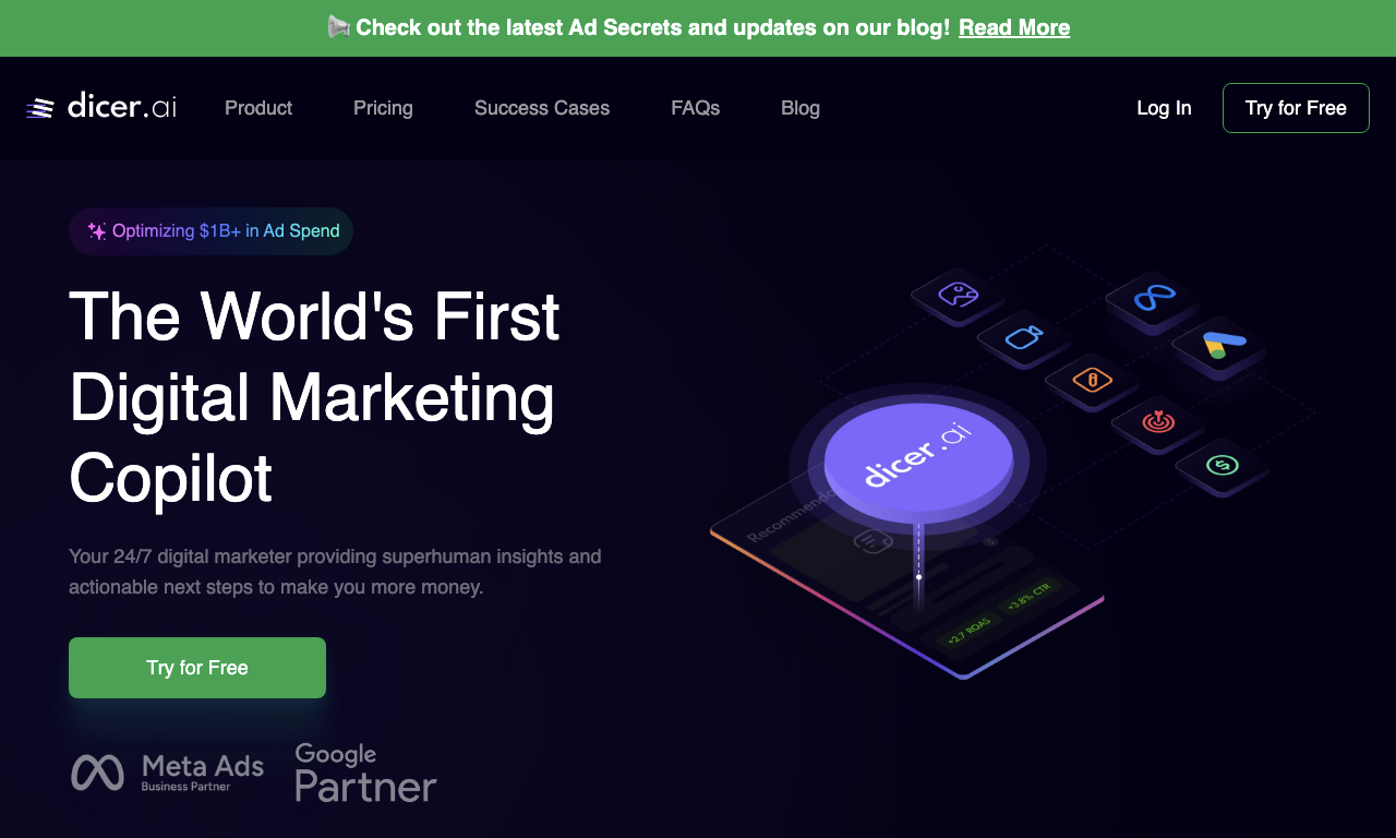 Dicer AI — интерфейс