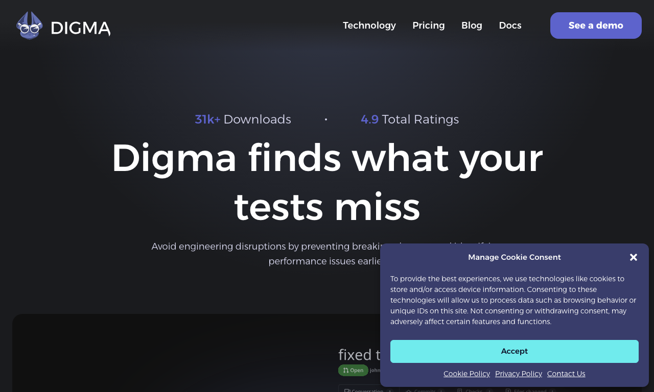 Digma AI — интерфейс