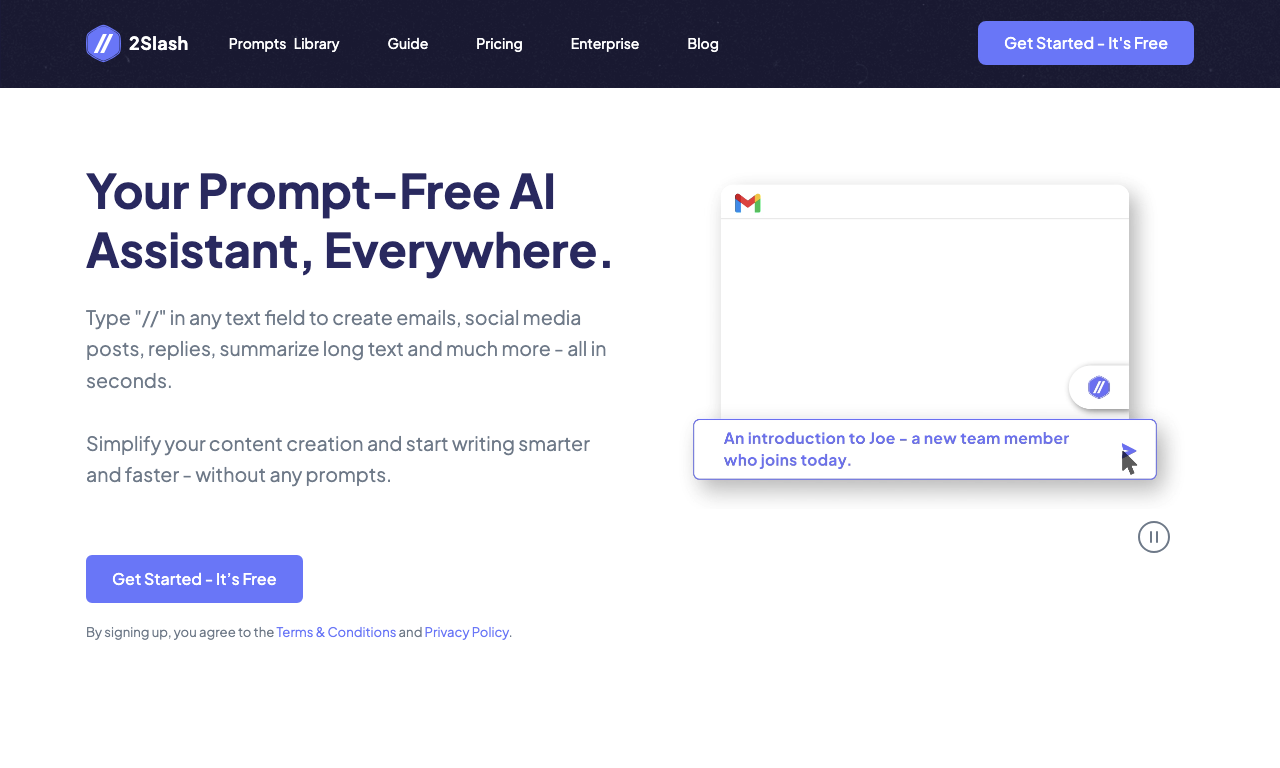 2slash AI — превью