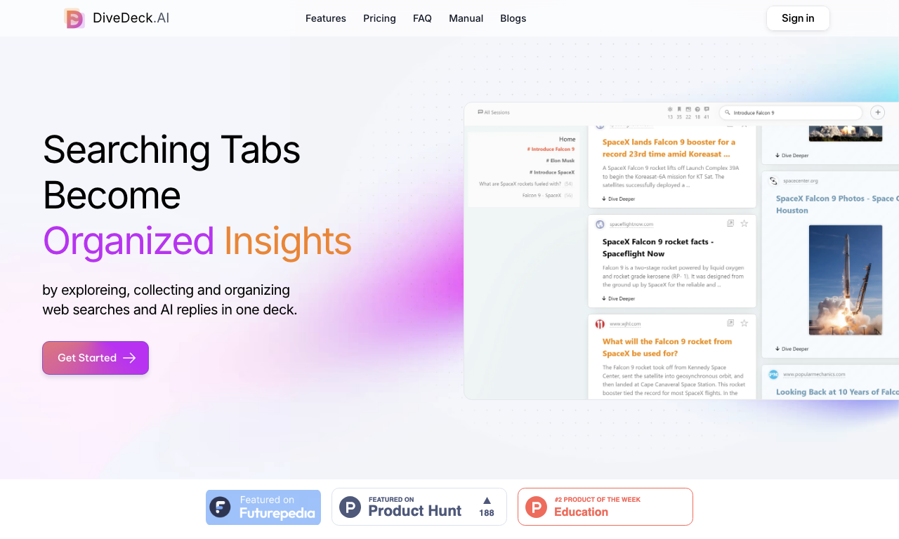 DiveDeck AI — превью