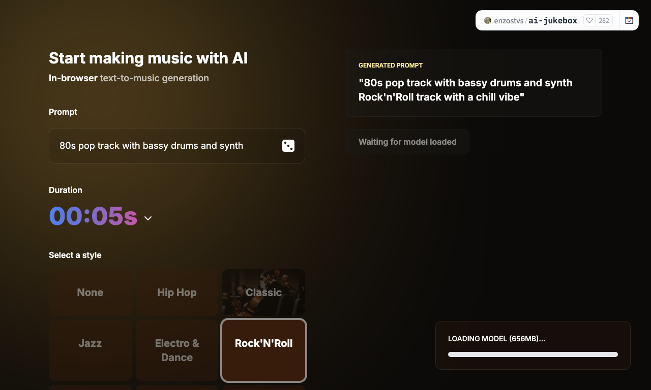AI Jukebox — превью