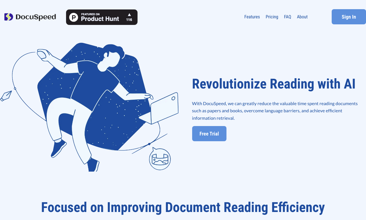 DocuSpeed — интерфейс