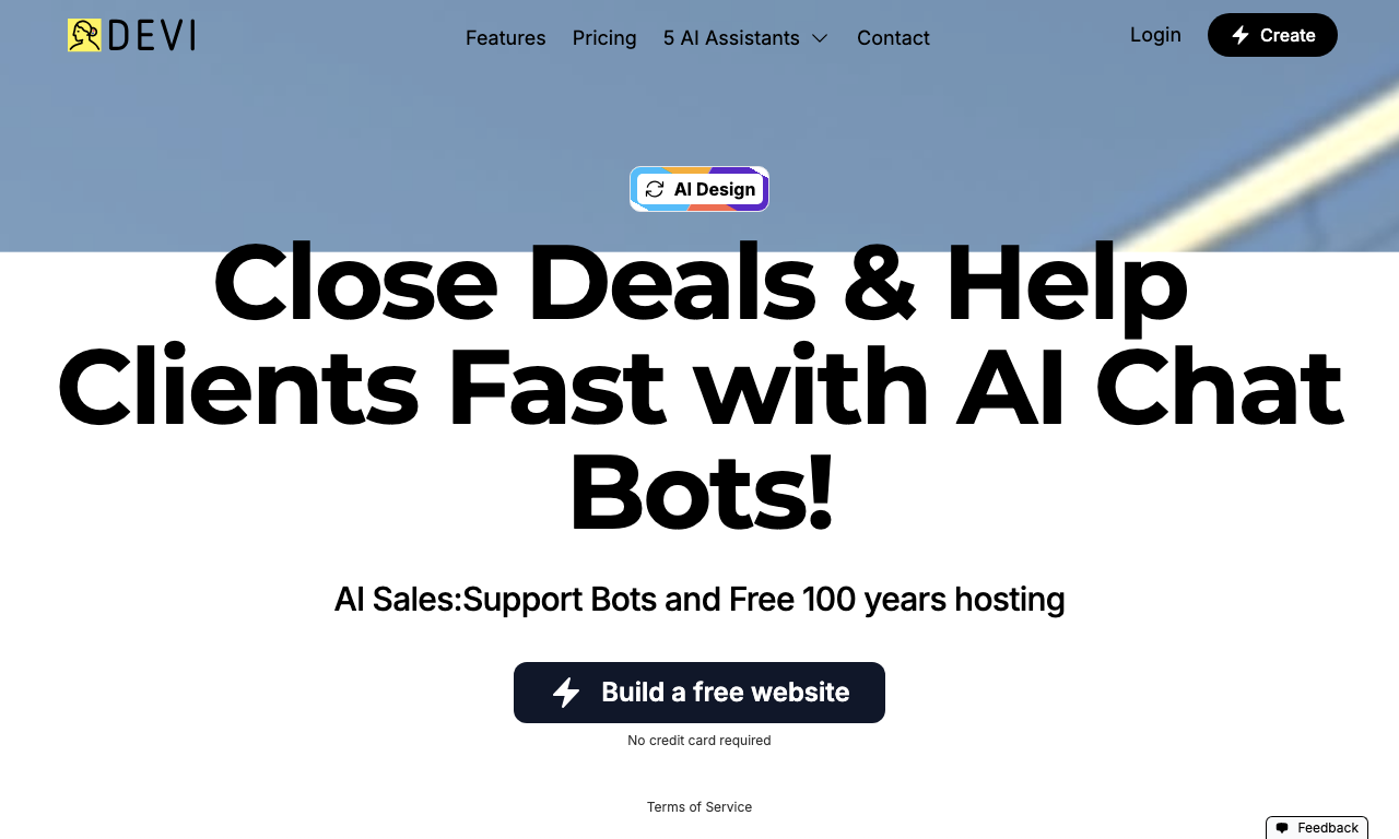 AI Landing Page Builder — превью