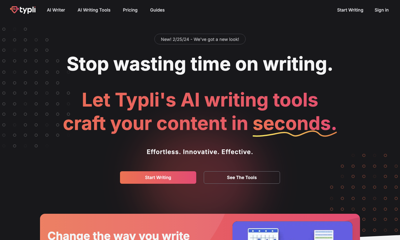 Typli AI — превью