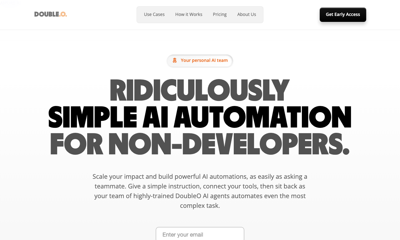 DoubleO AI — превью