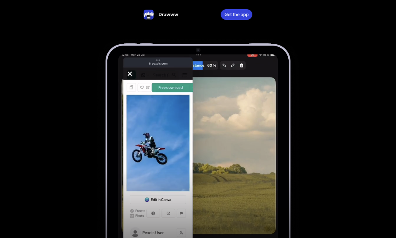 Drawww — интерфейс