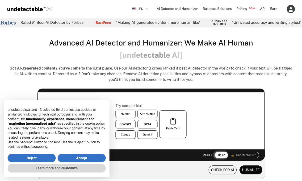 Undetectable AI — превью