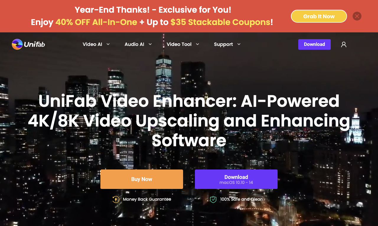 UniFab Video Enlarger AI — превью