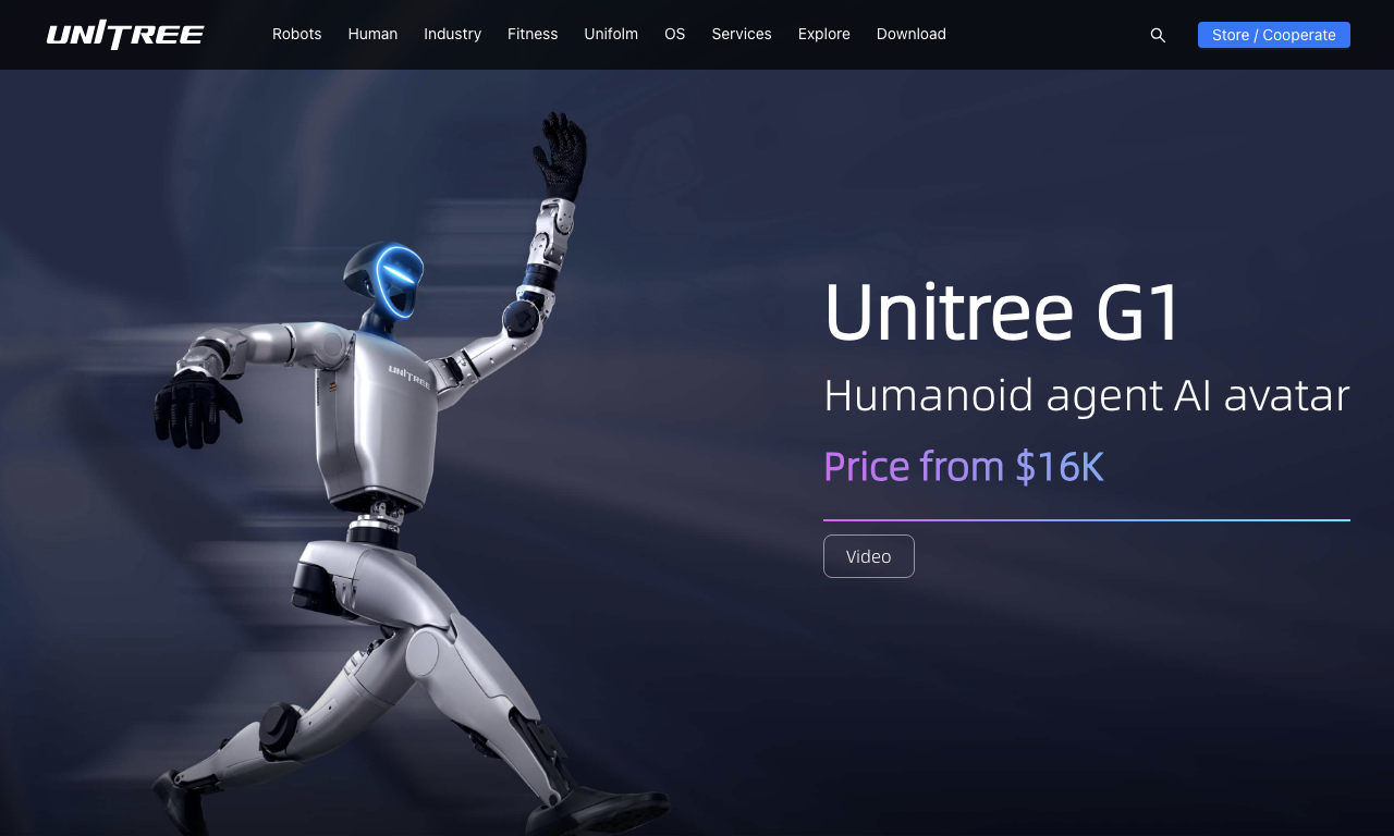 Unitree G1 — превью