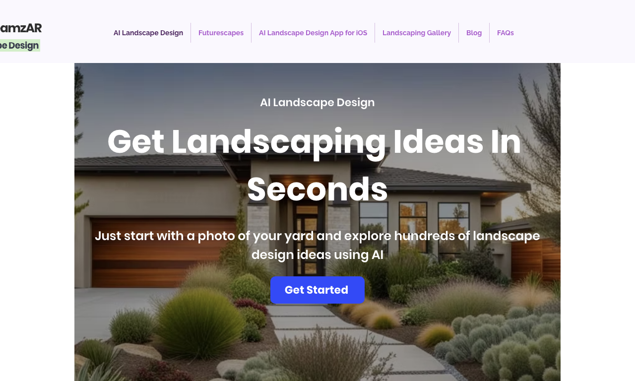 DreamzAR AI Landscape Design — превью