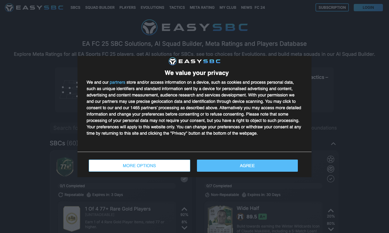 EasySBC — интерфейс