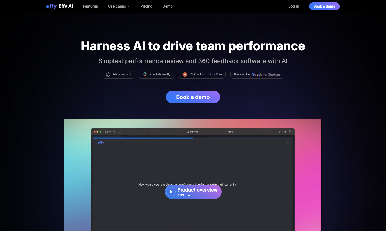 Effy — интерфейс