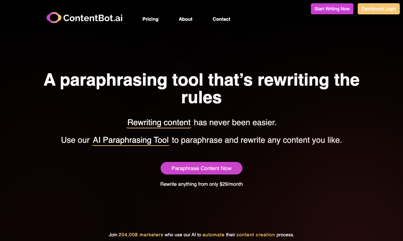 AI Paraphrasing Tool — превью