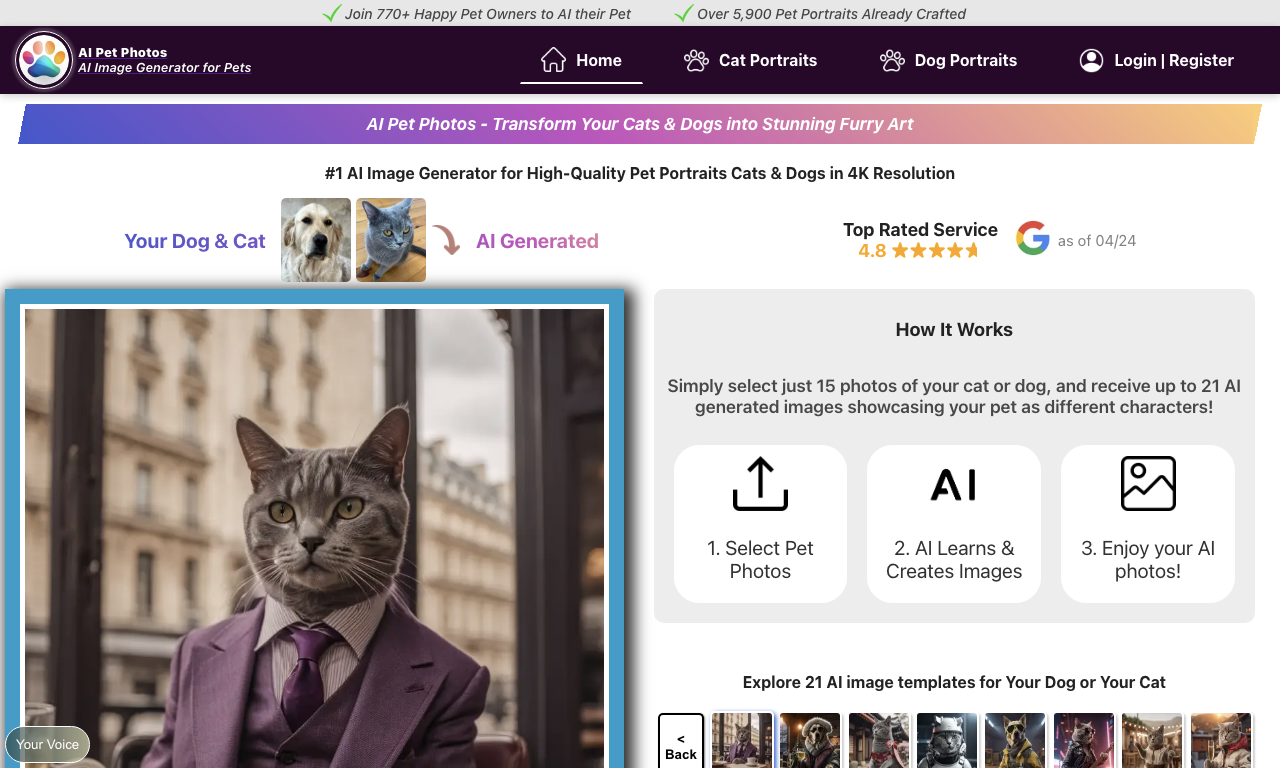 AI Pet Photos — превью