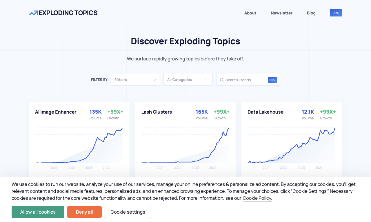 Exploding Topics — превью
