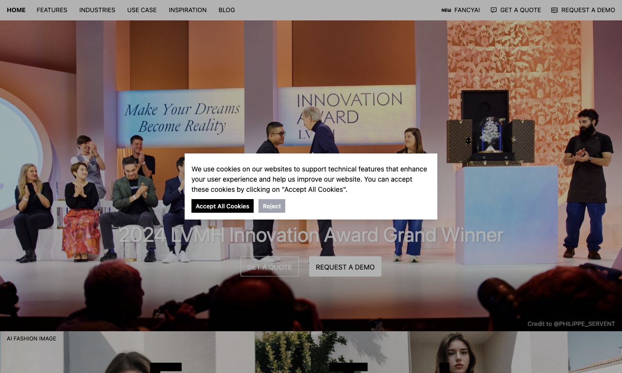 Fancy Tech — интерфейс