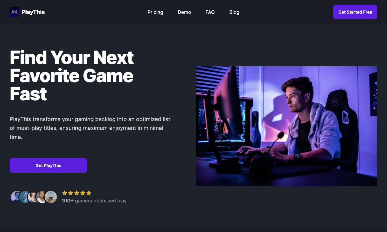 PlayThis — интерфейс