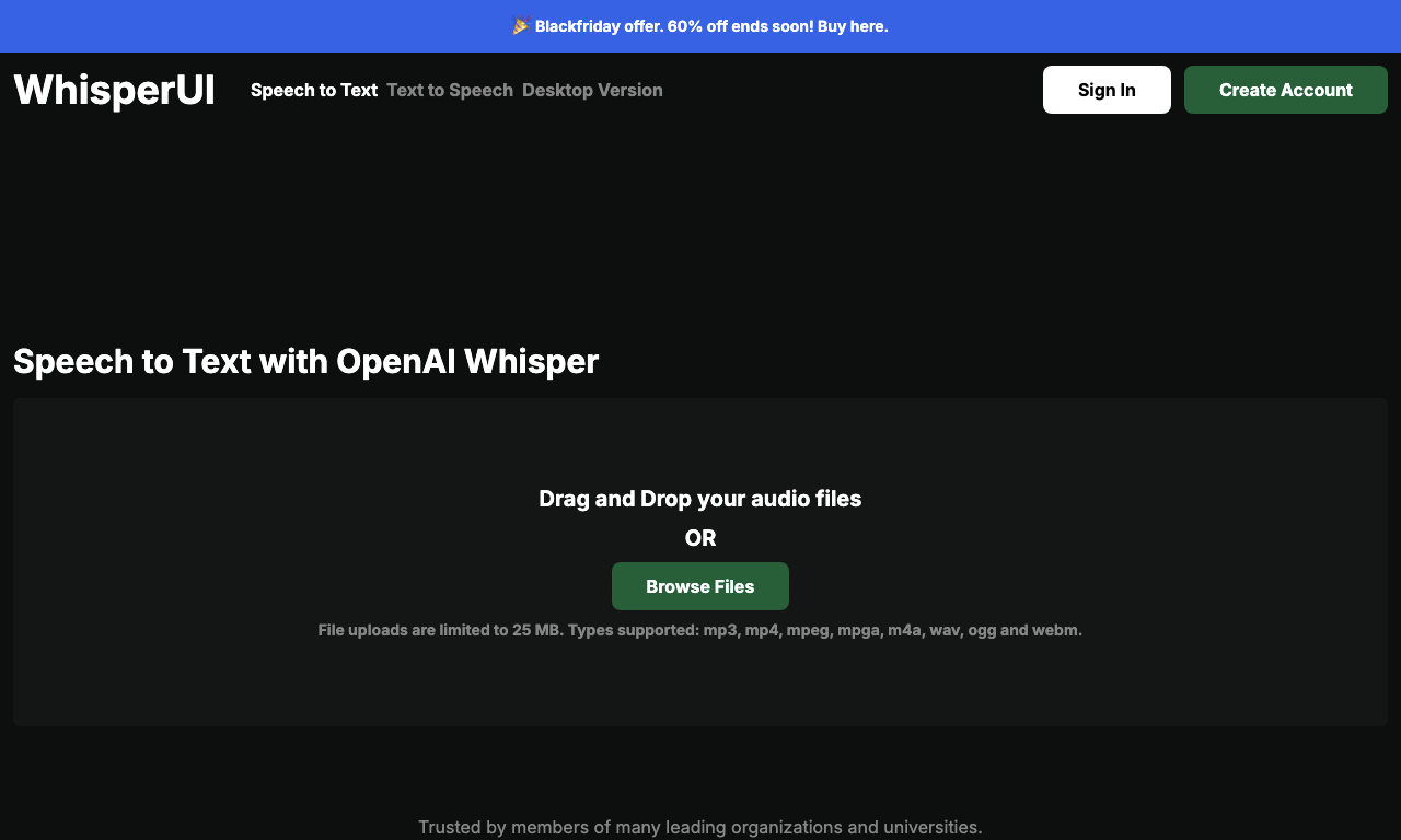 WhisperUI — превью