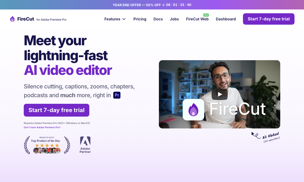 FireCut — интерфейс