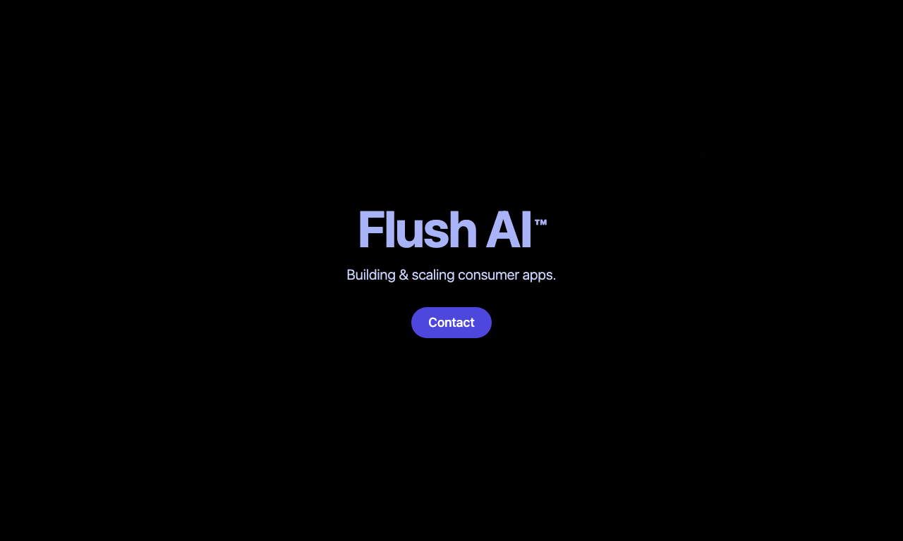 Flush AI — интерфейс