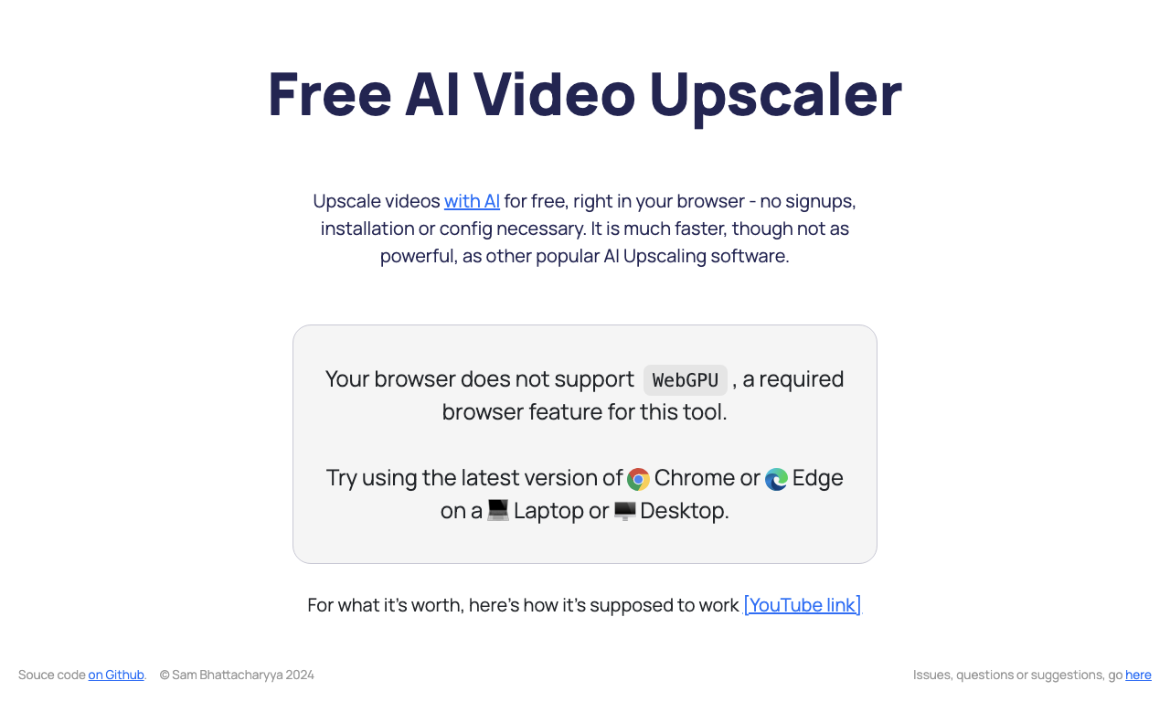 Free AI Video Upscaler — превью