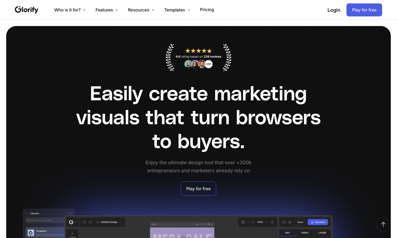 Glorify 3.0 Design — превью