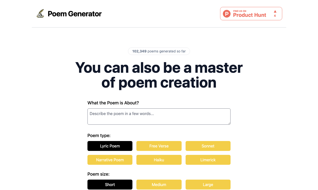 Poem Generator Art — превью