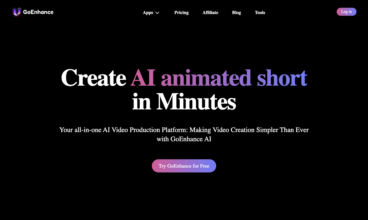 GoEnhance — интерфейс