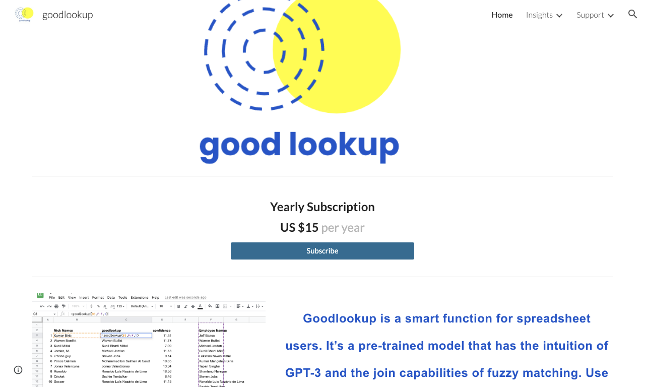 Goodlookup — превью
