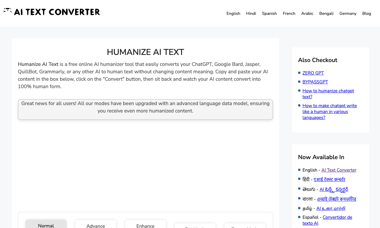AI Text Converter — превью