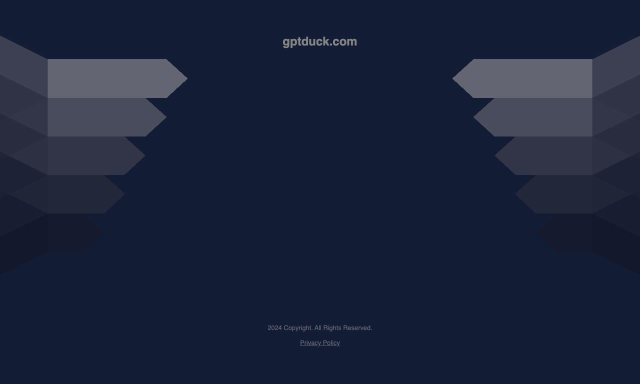 GptDuck — интерфейс
