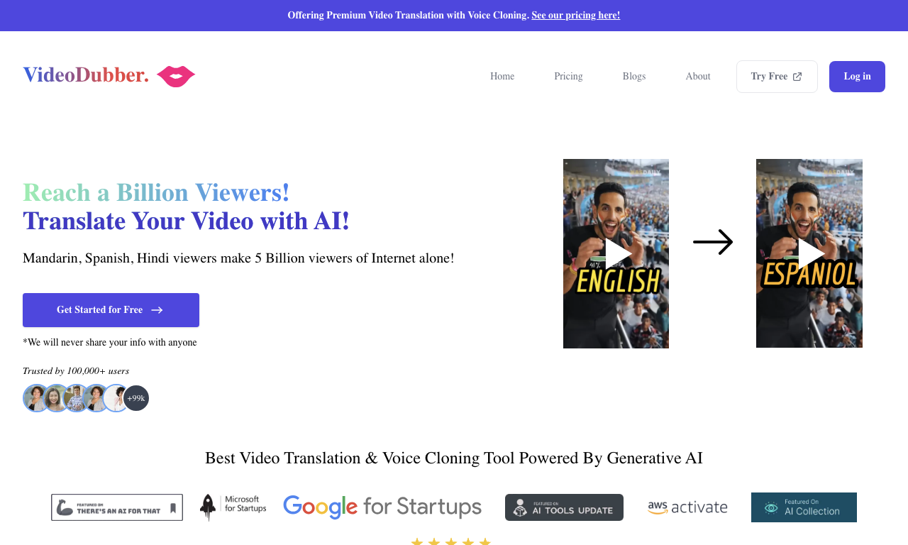 VideoDubber — превью