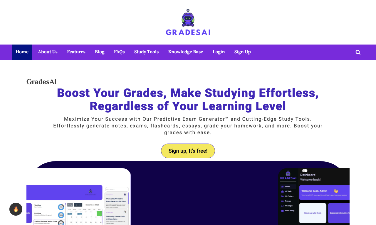 GradesAI — интерфейс