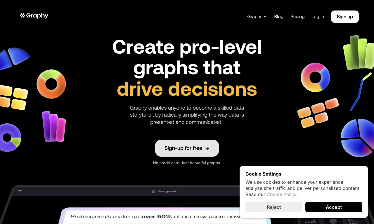 Graphy.app — интерфейс